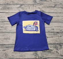 Load image into Gallery viewer, Baby Boys Navy Mallard Duck Hunting Tee Shirts Tops