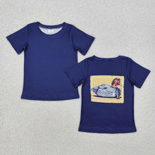 Load image into Gallery viewer, Baby Boys Navy Mallard Duck Hunting Tee Shirts Tops