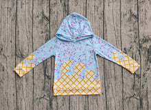 Load image into Gallery viewer, Baby Boys Blue Team Sprinkles Drips Long Sleeves Hoodies Tops