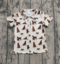 Load image into Gallery viewer, Baby Boys Dogs Southern Hunting Button Pullovers Tops