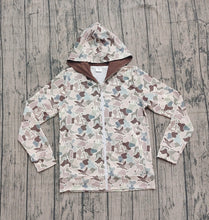 Load image into Gallery viewer, Adult Men Dogs Ducks Hunting Camo Pockets Zipper Hoodies Jackets