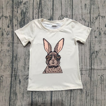 Load image into Gallery viewer, Baby Boys Short Sleeve Rabbits Easter T-shirts Top