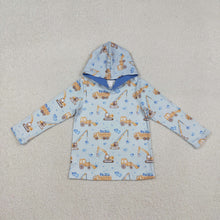 Load image into Gallery viewer, Sibling Baby Boys Colorful Hearts Cars Valentines Hoodies Top