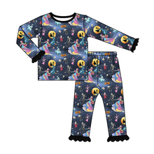 Load image into Gallery viewer, Baby girls halloween long sleeve pajamas clothing sets