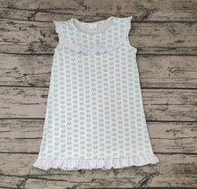 Load image into Gallery viewer, Baby Girls Bib Sleeveless Crabs Knee Length Dresses