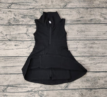 Load image into Gallery viewer, Baby Girls Black Athletic Active Wear Knee Length Dresses