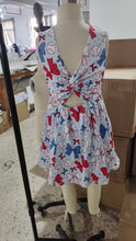 Load image into Gallery viewer, Baby Girls Baseball 4th Of July Yoga Active Wear Skort Knee Length Dresses