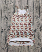 Load image into Gallery viewer, Adult Women Western Khaki Camo Strap Pockets Yoga Activity Shorts Dresses