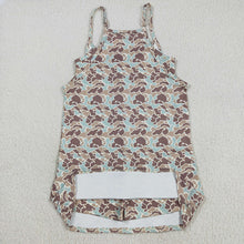 Load image into Gallery viewer, Adult Women Western Khaki Camo Strap Pockets Yoga Activity Shorts Dresses