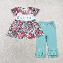 Load image into Gallery viewer, Baby Boys Girls God Is Good Sibling Rompers Clothes Outfits Sets