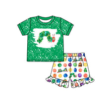 Load image into Gallery viewer, Baby girls worm summer shorts sets