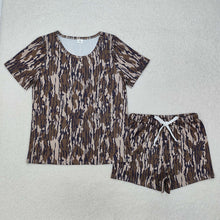 Load image into Gallery viewer, Adult Women Bottomland Tops Shorts Pajamas