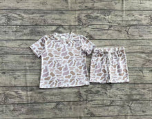 Load image into Gallery viewer, Baby Boys Grey Camouflage Shirt Shorts Outfits Clothes Sets