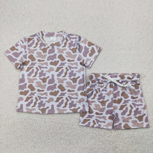Load image into Gallery viewer, Baby Boys Grey Camouflage Shirt Shorts Outfits Clothes Sets