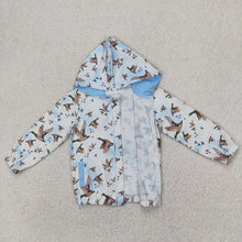 Load image into Gallery viewer, Baby Boys Ducks Mallard Hunting Blue Hooded Top Zip Tops