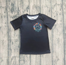 Load image into Gallery viewer, Baby Boys Black Smiles On My Moms Last Nerve Tee Shirts Top