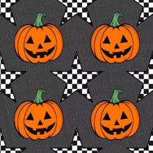 Load image into Gallery viewer, Baby Boys Halloween Stars Pumpkins Zipper Footie Rompers