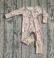 Load image into Gallery viewer, Baby Boys Smile Baseballs Team Two Way Zip Convertible Rompers
