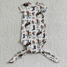 Load image into Gallery viewer, 17 Colors Baby Newborn Short Sleeve Sleepwear Gowns