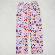 Load image into Gallery viewer, Adult Women Singer Pink Butterfly Bottom Pants Pajamas