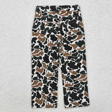 Load image into Gallery viewer, Baby Boys Brown Duck Camouflage Denim Strait Pants