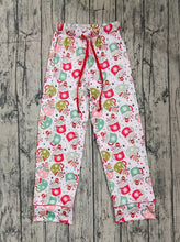 Load image into Gallery viewer, Adult Women Christmas Cups Gingerbread Bottom Pants Pajamas