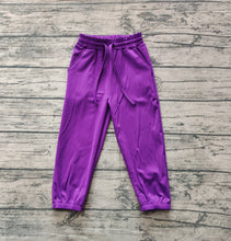 Load image into Gallery viewer, Baby Girls Active Wear Purple Jogger Yoga Pants