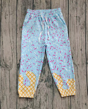 Load image into Gallery viewer, Baby Girls Blue Drip Team Pockets Yoga Active Pants