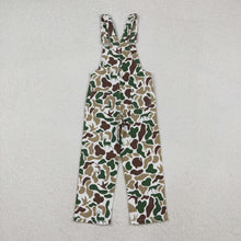 Load image into Gallery viewer, Baby Boys Deer Ducks Turkey Camo Hunting Denim Jumpsuits