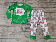 Load image into Gallery viewer, Baby Boys green season Christmas pants clothes sets