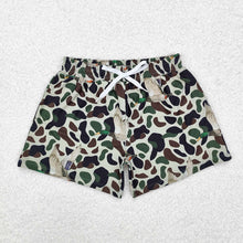 Load image into Gallery viewer, Baby Boys Green Duck Camouflage Trunks Bottoms Swimsuits