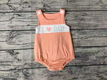 Load image into Gallery viewer, Baby Boys I Love Dad Sleeveless Summer Rompers