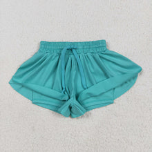 Load image into Gallery viewer, Baby Girls Aqua Yoga Shorts Bottoms