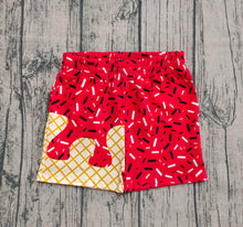 Load image into Gallery viewer, Baby Boys Red Drip Sprinkles Team Shorts Bottom