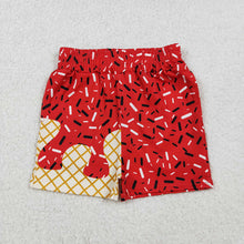 Load image into Gallery viewer, Baby Boys Red Drip Sprinkles Team Shorts Bottom
