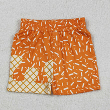 Load image into Gallery viewer, Baby Boys Orange Drip Sprinkles Team Shorts Bottom