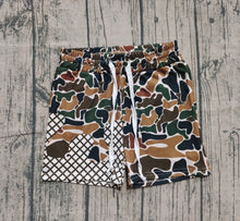 Load image into Gallery viewer, Baby Boys Dark Green Camo Drip Southern Team Shorts Bottom