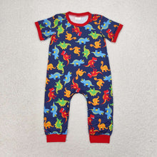 Load image into Gallery viewer, Baby Boys Sibling Rompers Red Dinosaur Pants Clothes Sets