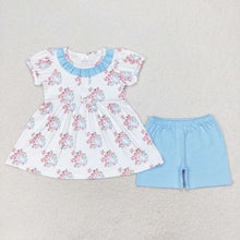 Load image into Gallery viewer, Baby Girls Bird House Tunic Shorts Clothes Sets