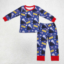 Load image into Gallery viewer, Baby Boys Christmas Train Tee Shirt Pants Pajamas Clothes Sets