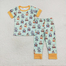 Load image into Gallery viewer, Baby Boys Halloween Dogs Shirt Pants Pajamas Outfits Clothes Sets