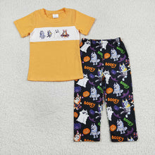Load image into Gallery viewer, Baby Boys Halloween Dogs Shirt Tops Pants Clothes Sets