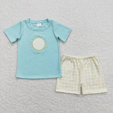 Load image into Gallery viewer, Baby Boys Sunshine Shirt Shorts Summer Brother Rompers Outfits Clothes Sets