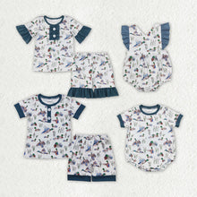 Load image into Gallery viewer, Baby Boys Girls Ducks Sibling Sister Brother Rompers Pajamas Clothes Sets