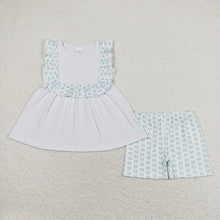 Load image into Gallery viewer, Baby Girls Bib Sleeveless Tunic Crabs Shorts Clothes Sets