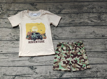 Load image into Gallery viewer, Baby Boys Adventure Shirts Tops Camo Shorts Clothes Sets