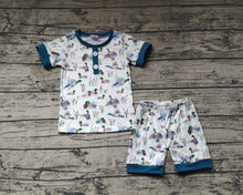 Load image into Gallery viewer, Baby Boys Ducks Short Sleeve Tee Shirt Top Shorts Pajamas Clothes Sets