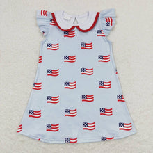 Load image into Gallery viewer, Baby Boys Girls 4th Of July Flags Sibling Rompers Clothes Sets