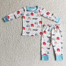 Load image into Gallery viewer, Baby Kids Boys Farm Pajamas Clothes Sets