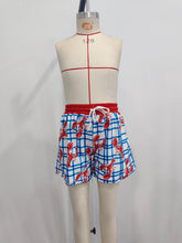 Load image into Gallery viewer, Baby Boys Summer Crawfish Plaid Trunks Swimsuits Swimwear
